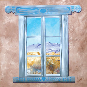 'Window', Southwestern Art, Will Johnstone.