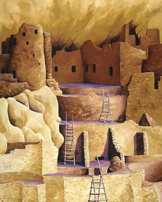 'Mesa Verde', Southwestern Art, Will Johnstone.